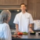 Personal chef for seniors with a client in her home.