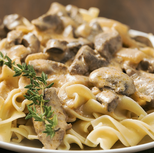 Beef Stroganoff